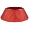 Northlight 26.75" Shiny Red Fabric Hexagonal Christmas Tree Collar